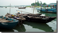 Floating restaurant at Hoi An