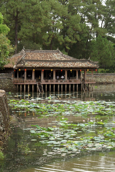 Restaurant With Lily Pond